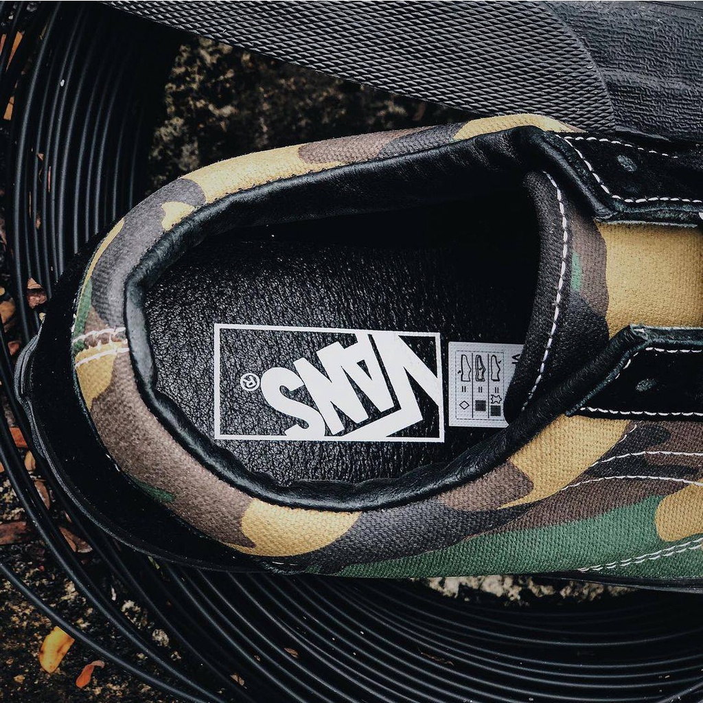 VANS OLDSKOOL VAULT OG LX X SUPREME &quot;WOODLAND CAMOUFLAGE&quot; SS2015 ORIGINAL 100%