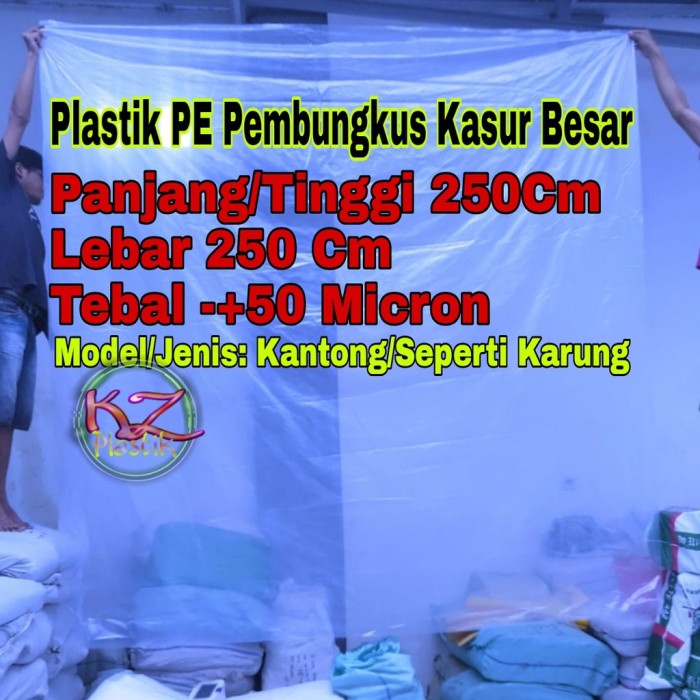 Hab Plastik Pembungkus Kasur 250 Cm Spring Bed X Bening Besar 250X250