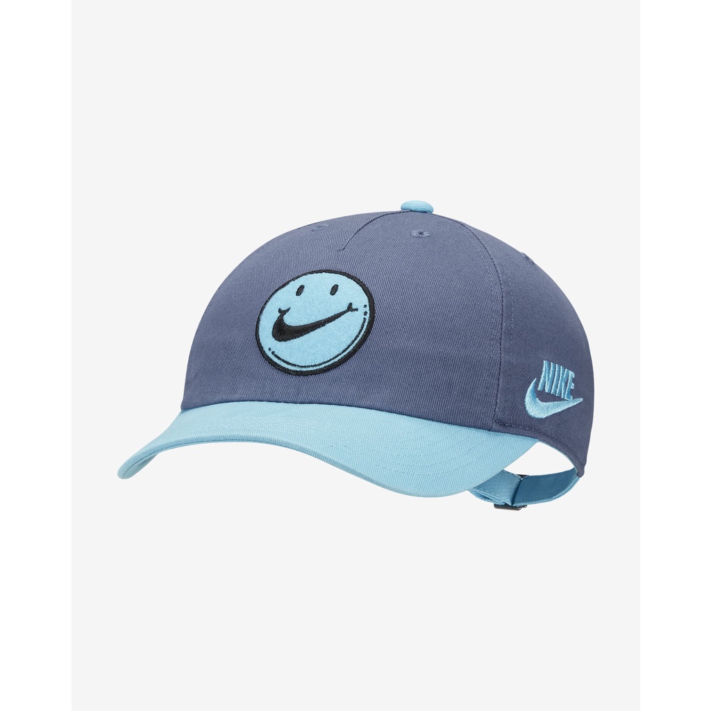 Nike Youth Heritage86 HAVE A NIKE DAY Cap DV3170-491 Topi Original Diffused Blue Biru