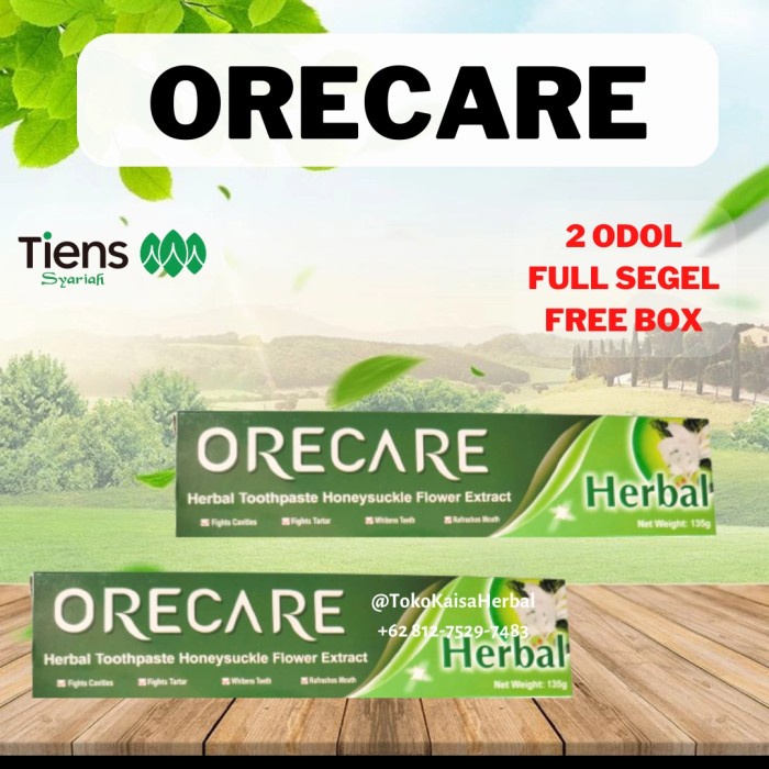 Odol Tiens orecare Herbal Toothpaste Pemberantas karang gigi