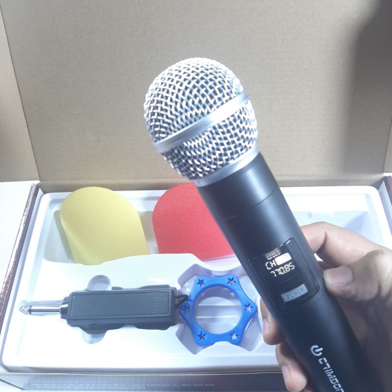 Mic Advanced Wireless Microphone CRIMSON CR108 ORIGINAL Mikrofon Tunggal