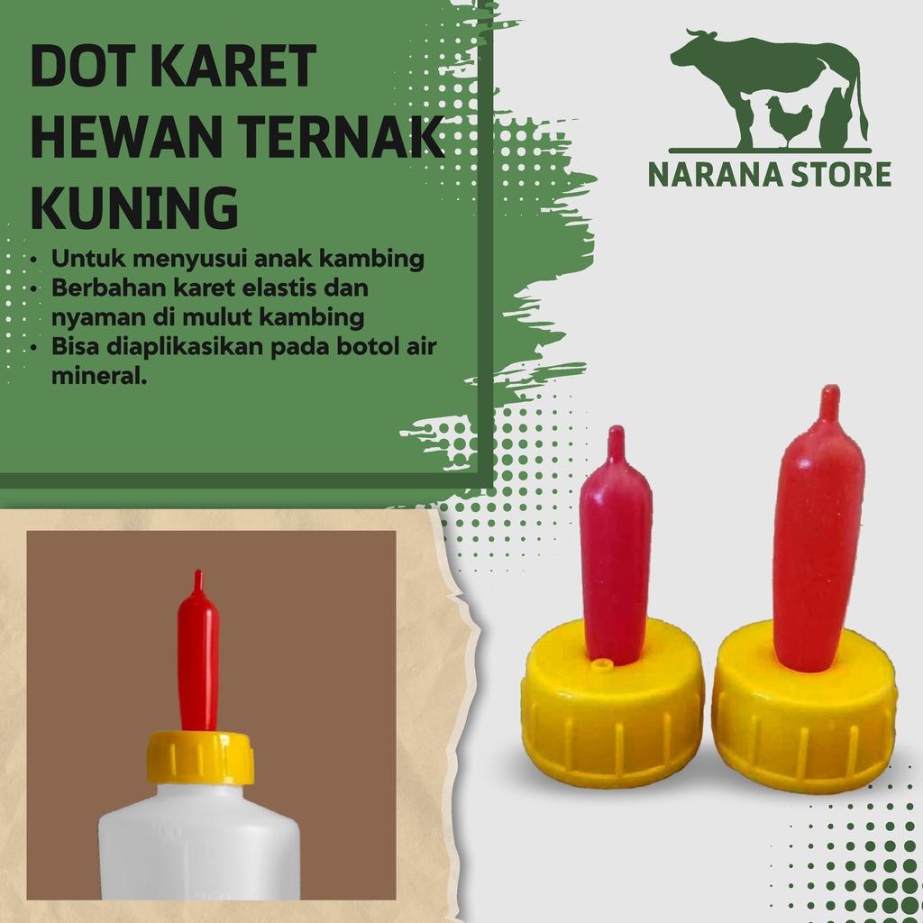 Dot Cempe Anak Kambing / Dot Susu Anak Kambing Domba Babi Warna Kuning Kualitas Terbaik