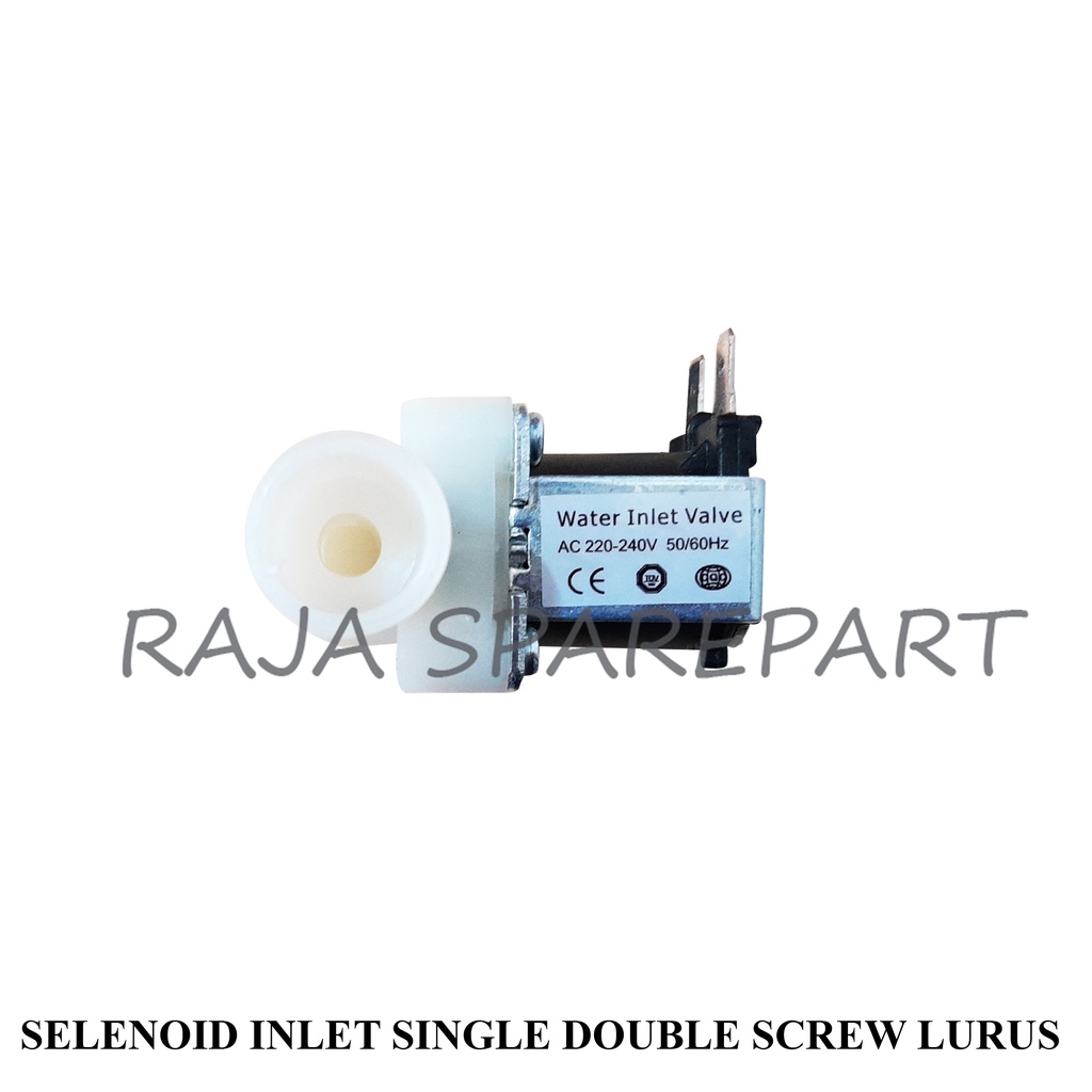 Selenoid / Water Inlet Mesin Cuci INLET SINGLE DOUBLE SCREW (LURUS)