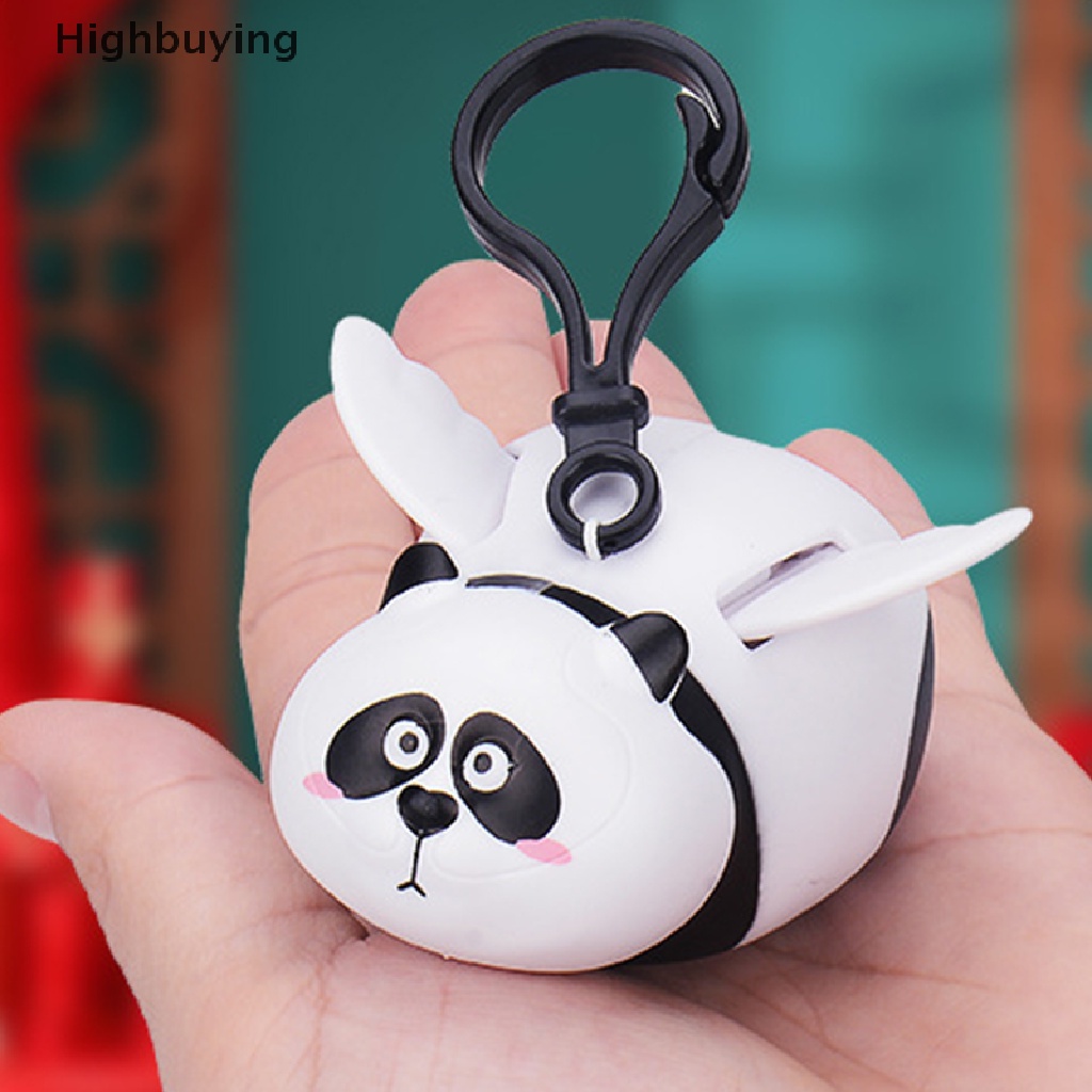 Hbid Kawaii Panda Harimau Gemuk Panghu More Wings Keychain Will Fly Wings Studio Perhiasan Tiger Stretch Liontin Anime Figure Model Hadiah Tahun Baru Glory