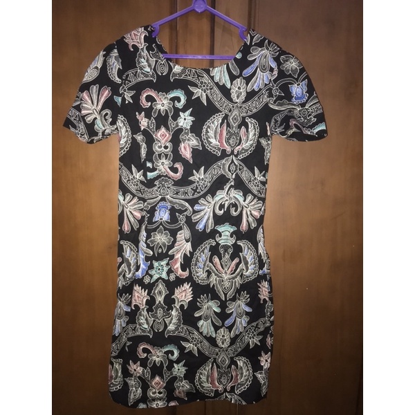 dress mini batik modern