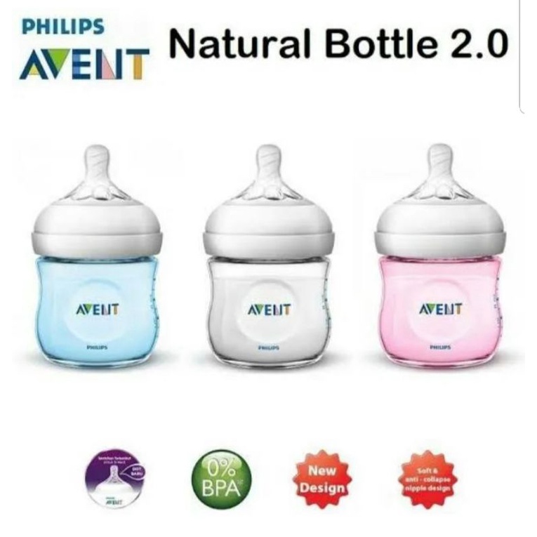 Botol Avent Natural 125ml NO BOX
