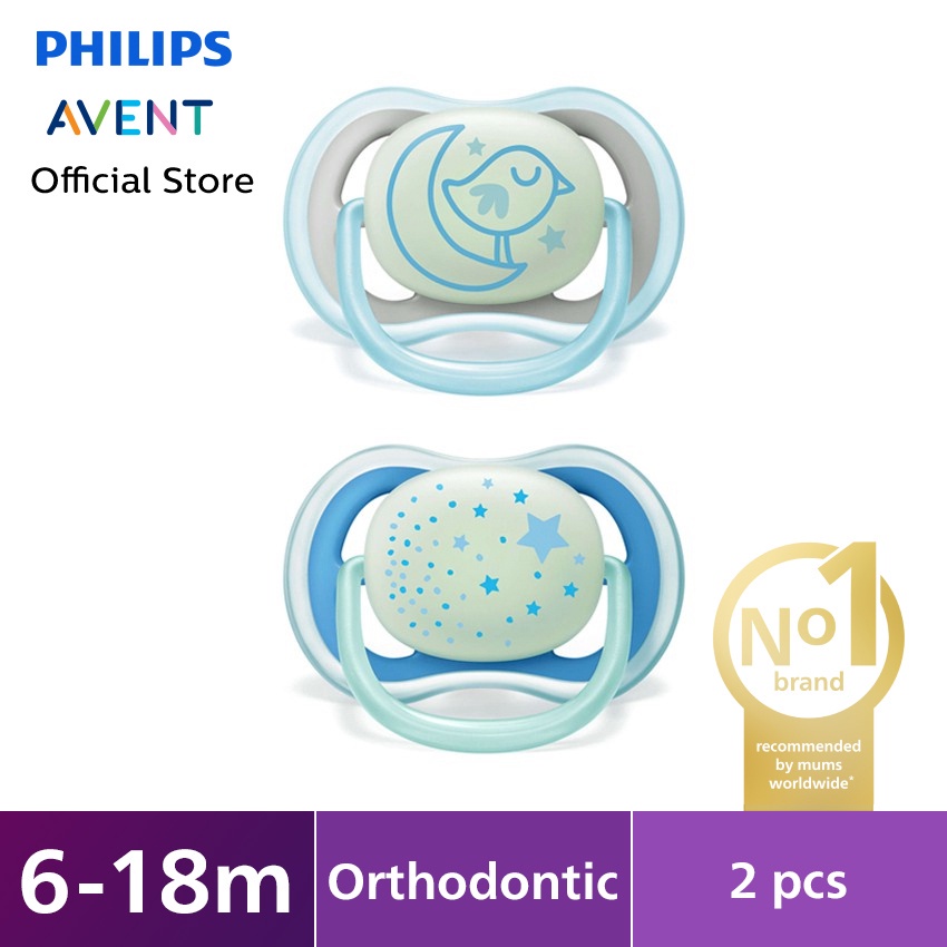 Philips Avent Empeng Bayi 0-6 m / 6-18 m Ultra Air Pacifier | Soft | Soothie Soother Pacifier