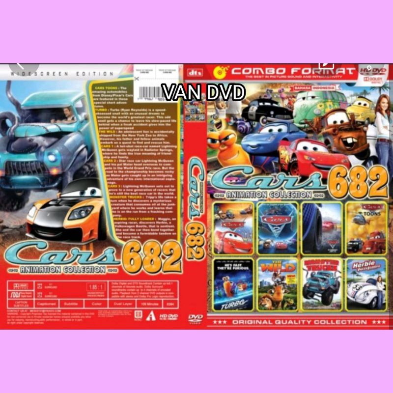 Kaset Movie Collection Anak Cars 682