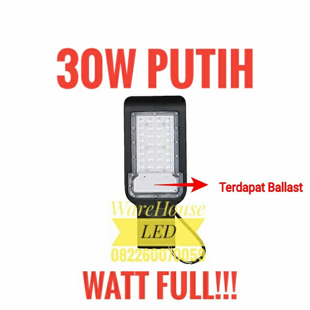 ✿ BISA COD✿ Lampu Jalan LED 30watt PJU LED SMD 30 watt 30w - 30w Putih