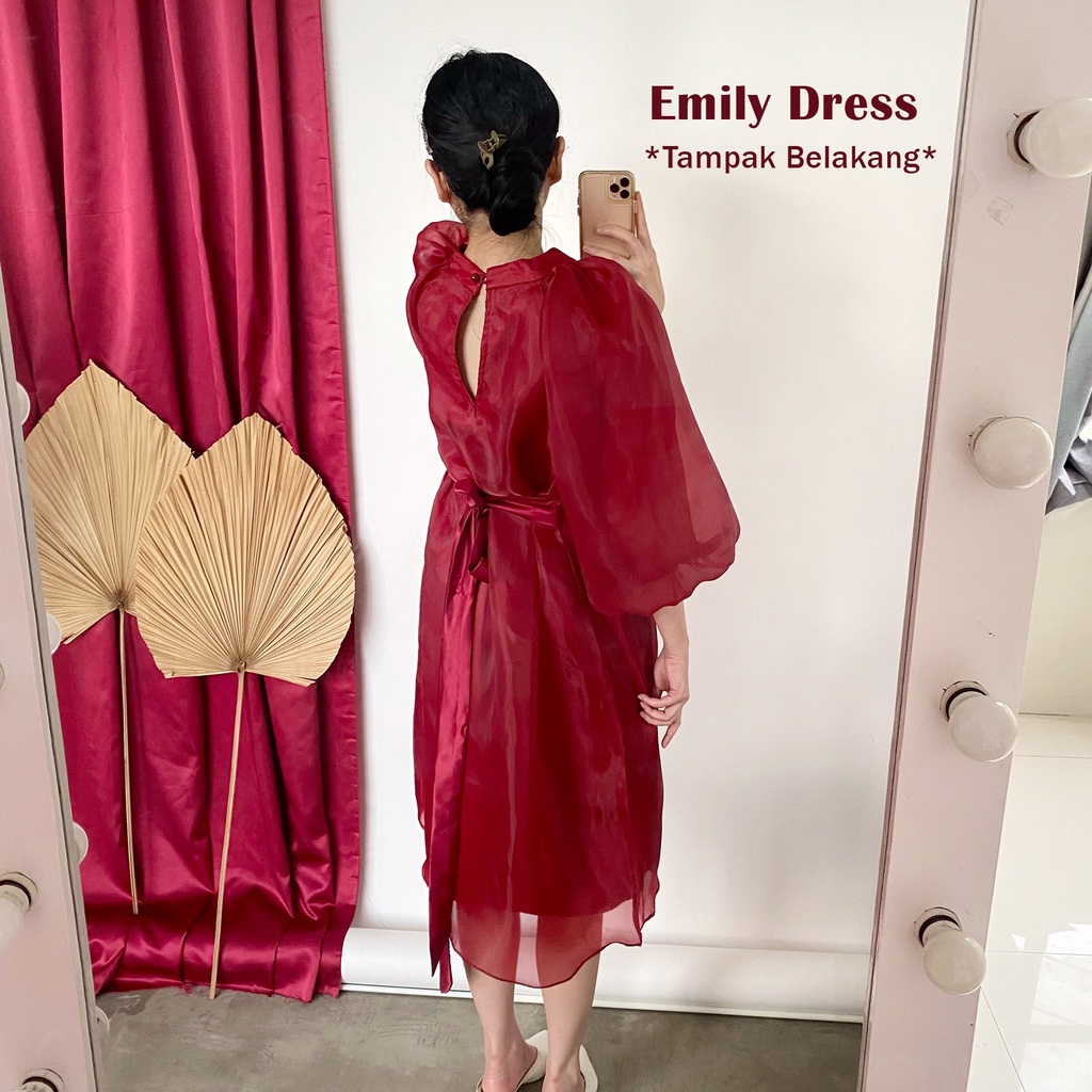 Emily dress pesta organza