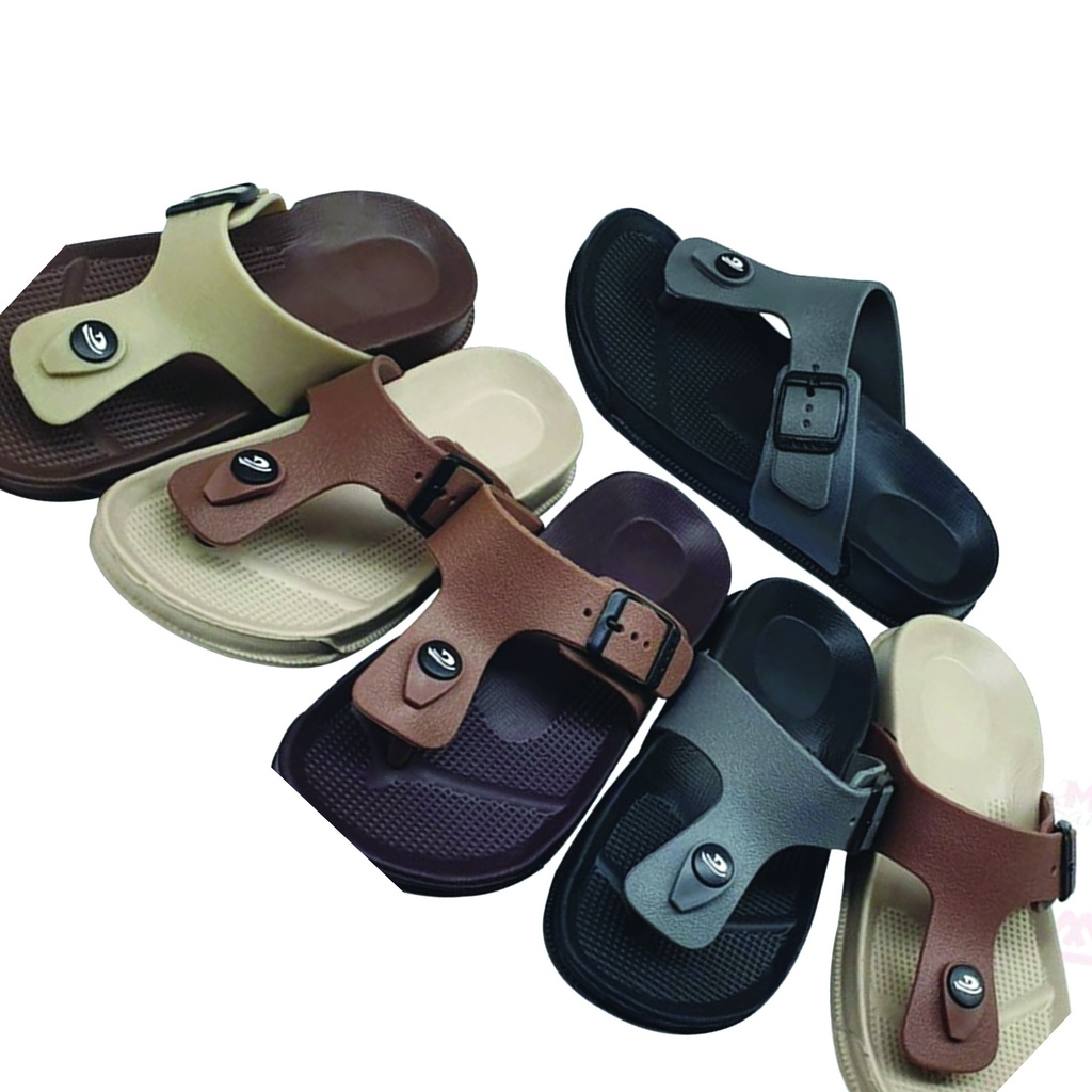 Sandal Jepit Slop Karet Pria Dewasa Tebal Anti Selip