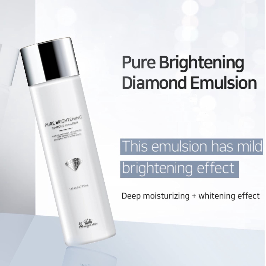 PRETTY SKIN Pure Brightening Diamond Emulsion 150ml