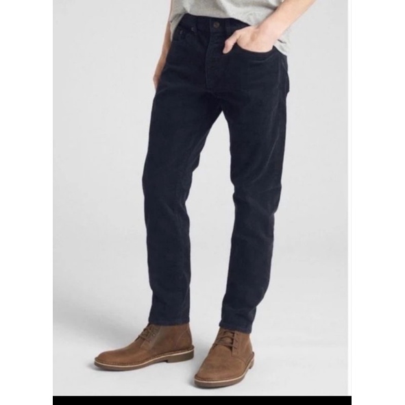 Celana Pria Gap Slim Fit CURDUROYLong Pants Original