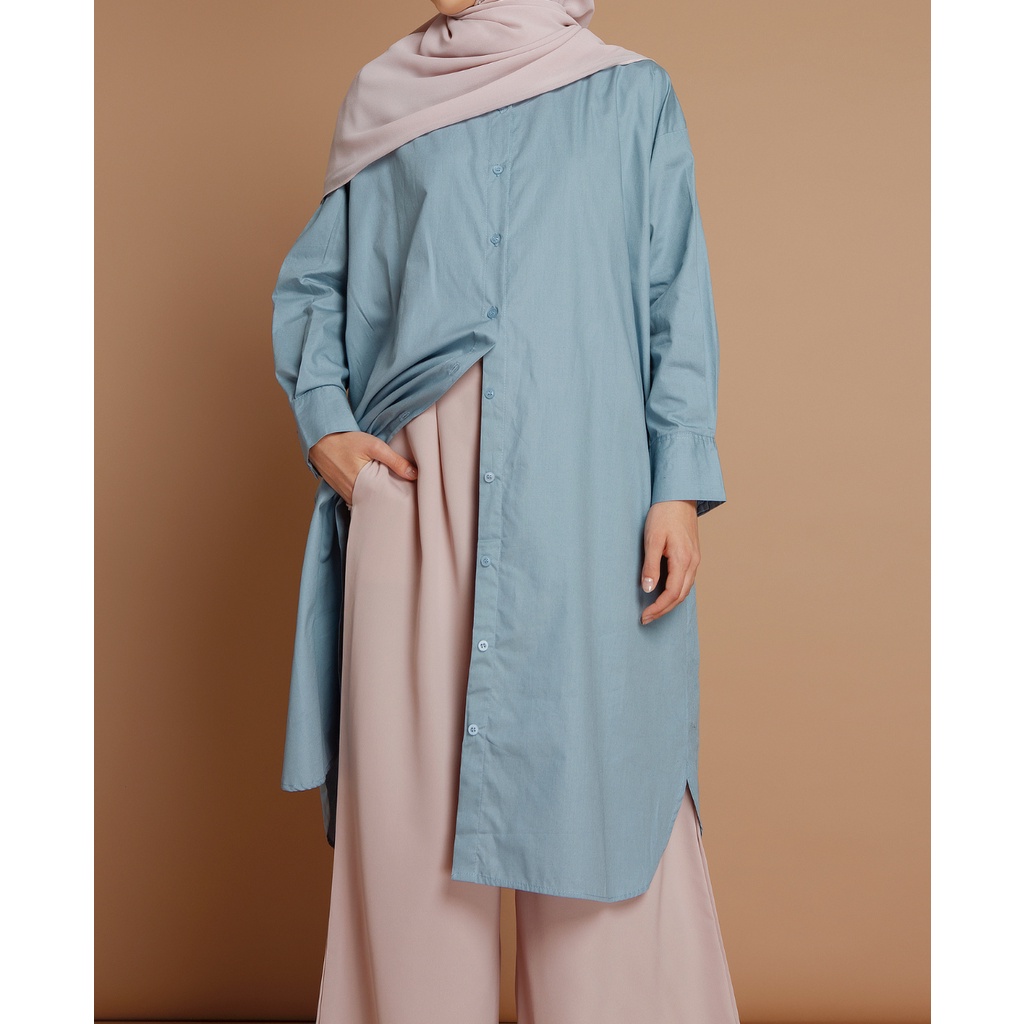 Cottoncut Lacy Long Shirt - Tunik wanita