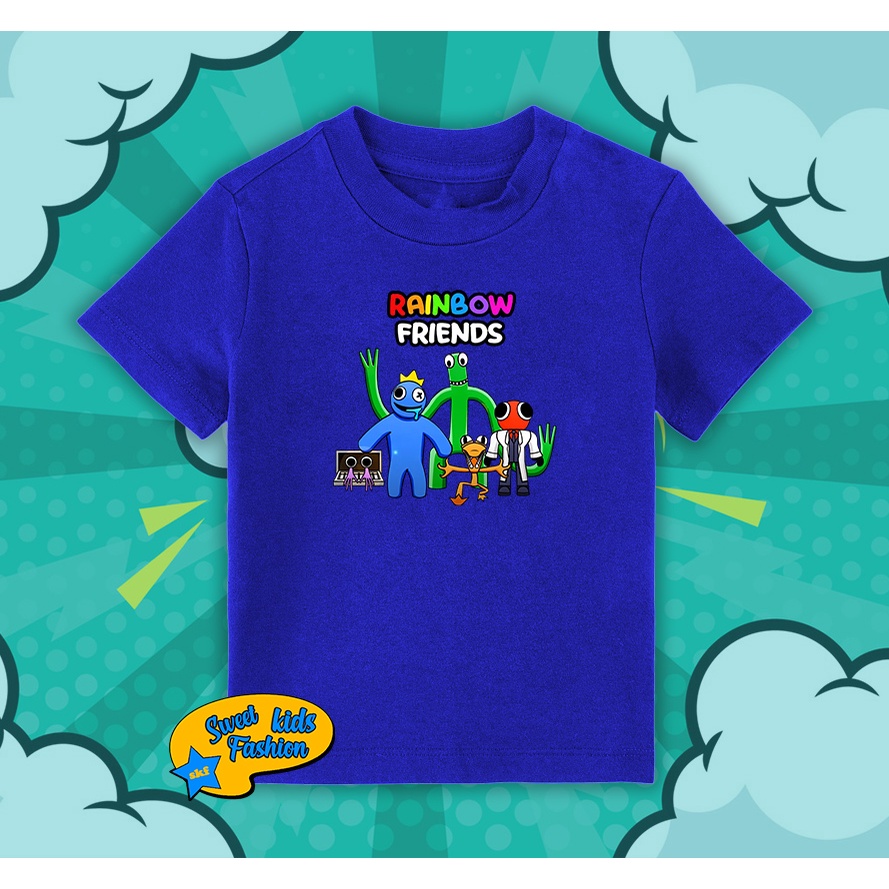 Baju Kaos Anak Rainbow Friends Baju Anak Rainbow Friends