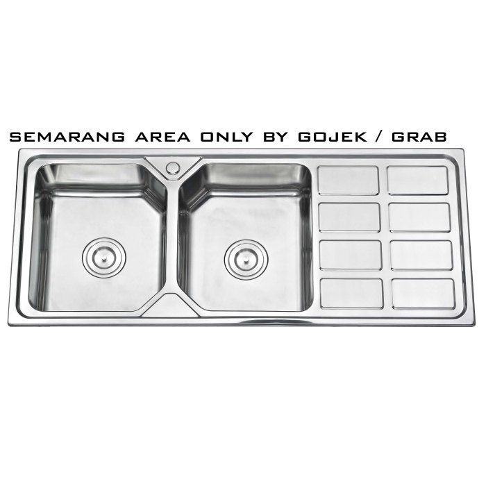 Open DS] Bak cuci Piring / Kitchen sink / BCP Moselle Tebal 12050G Free AfurSMG