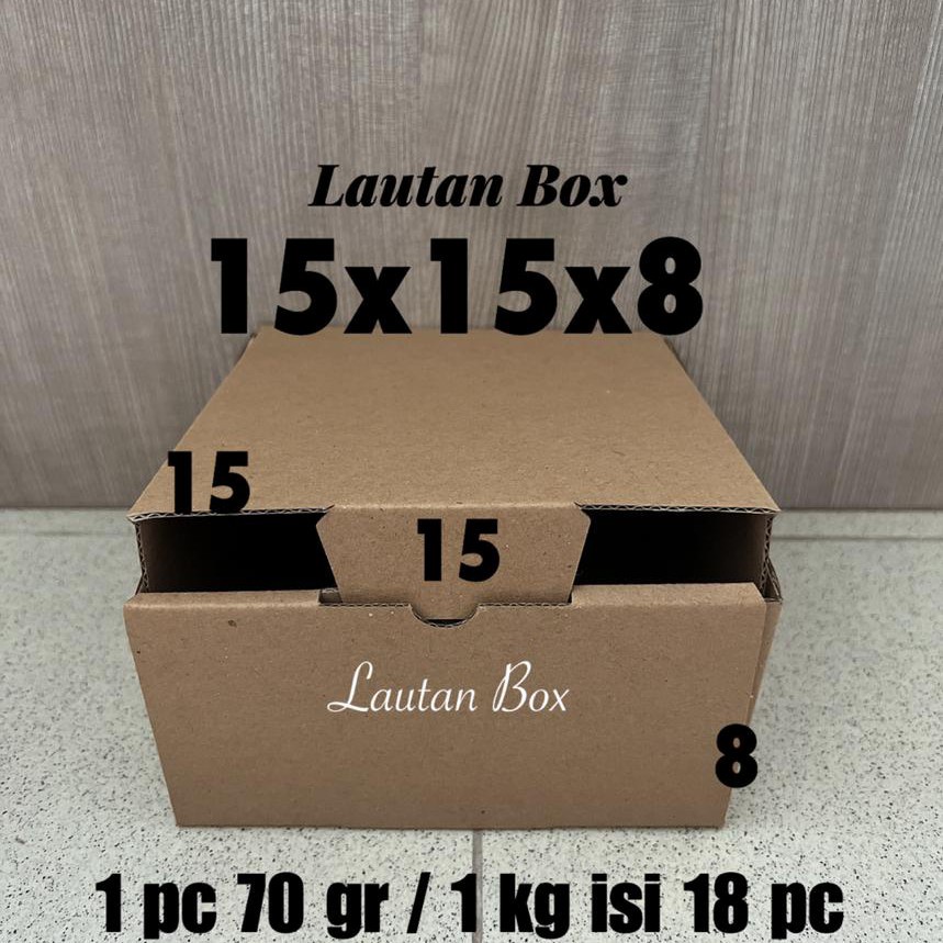 

dus die cut 15x15x8 box packing