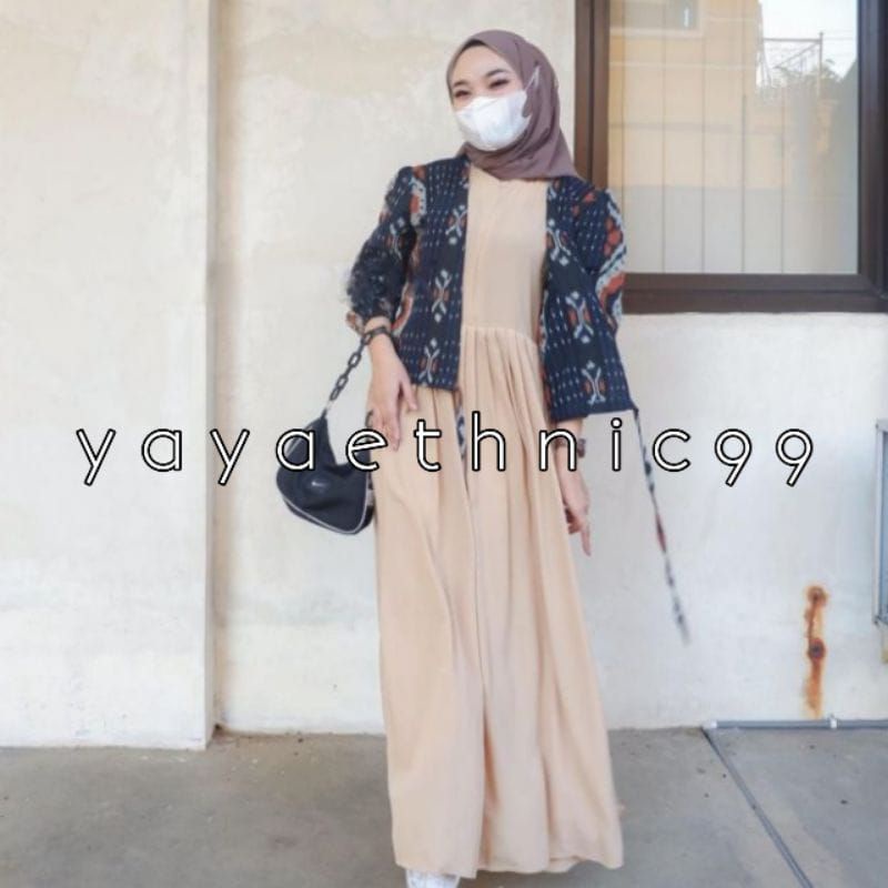 [Ready Stok] Outer Yaya Troso, Busana Ethnic, Outer Tenun Troso.