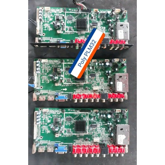 SUNDAPART TV - MB - MAINBOARD - MESIN TV POLYTRON PLM 32B21 - PLM32 - PLM32B70 - 32M11W