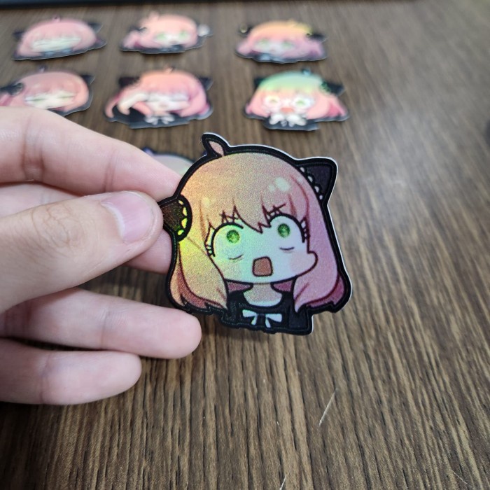 

Sticker Hologram Anime - PSH1358 - Spy x Family - Anya
