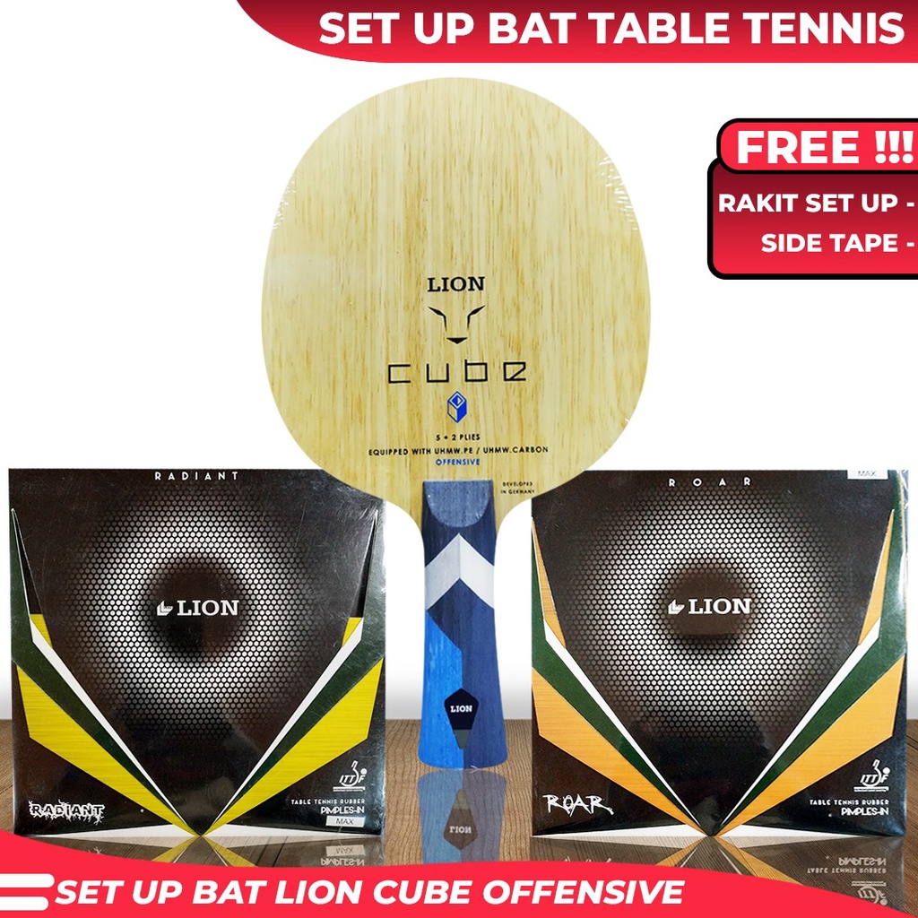 Setup Tenis Meja Pingpong Lion Cube OFF Lion Radiant Lion Roar