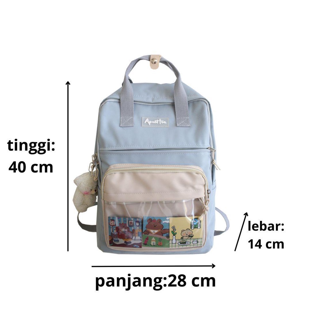 YOUBAGSHOP Tas Ransel Anak Sekolah muat Laptop 16 inch Anti Air import 583