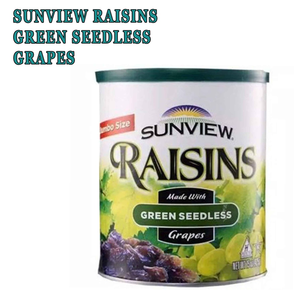 Raisins* Sunview* Manisan anggur hijau* Green Seedless* Manisan* 4
