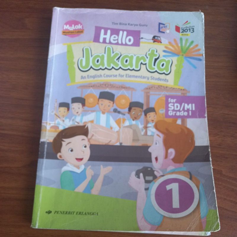 Hello Jakarta Erlangga untuk SD Kelas 1
