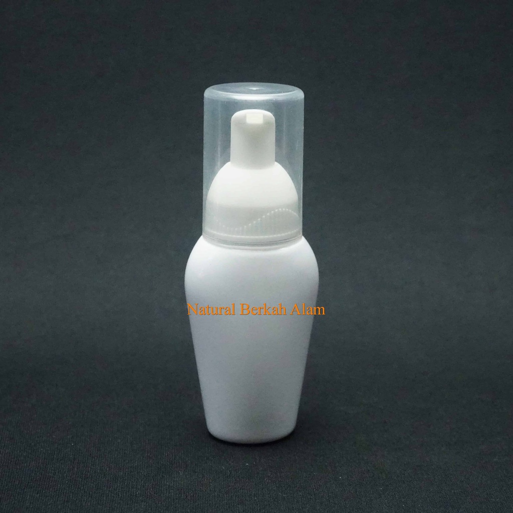 Botol Foamer 50 ml Hati Putih / Botol Plastik PET / Botol Foamer / Botol Sabun Pump / Botol Busa Foa