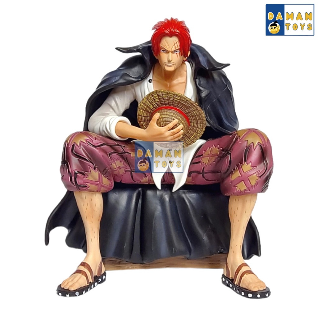 Figure One Piece Shanks Red Haired Pirates Onepiece Pajangan Koleksi