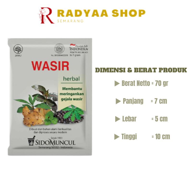 Obat Herbal Wasir Ambeien Sido Muncul