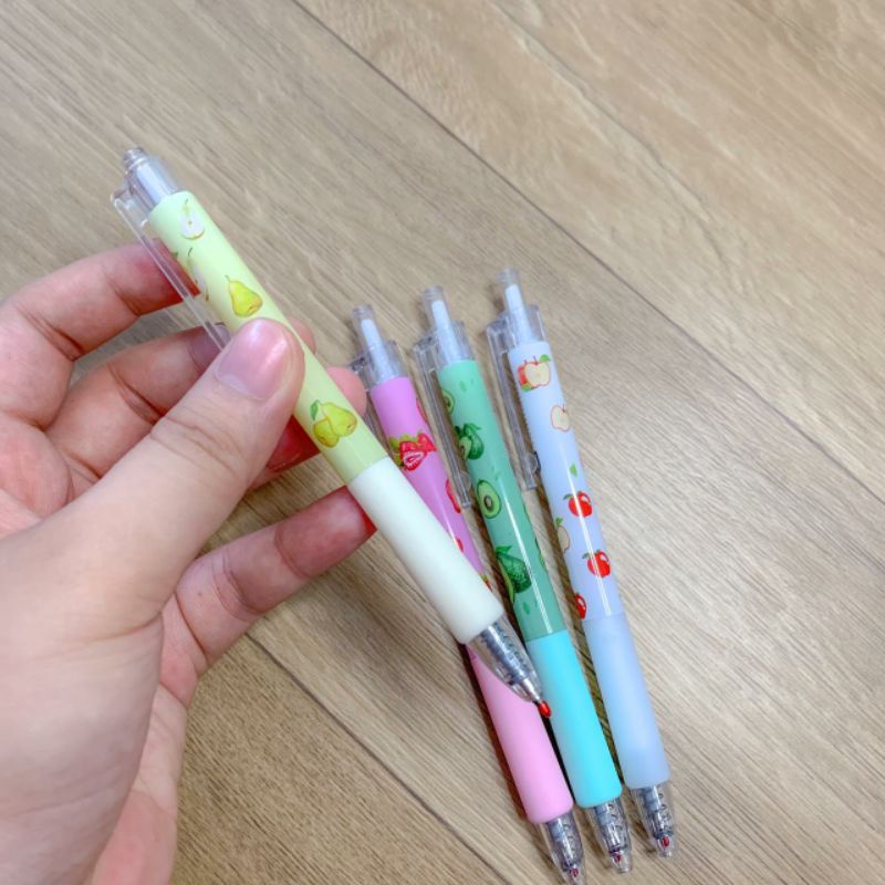 

Pulpen cetek mekanik motif buah buahan fruit