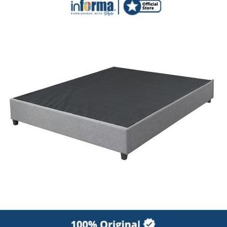 INFORMA - INFORMA 180X200 CM LINFORD II DIPAN TEMPAT TIDUR - ABU-ABU H545YT2HY