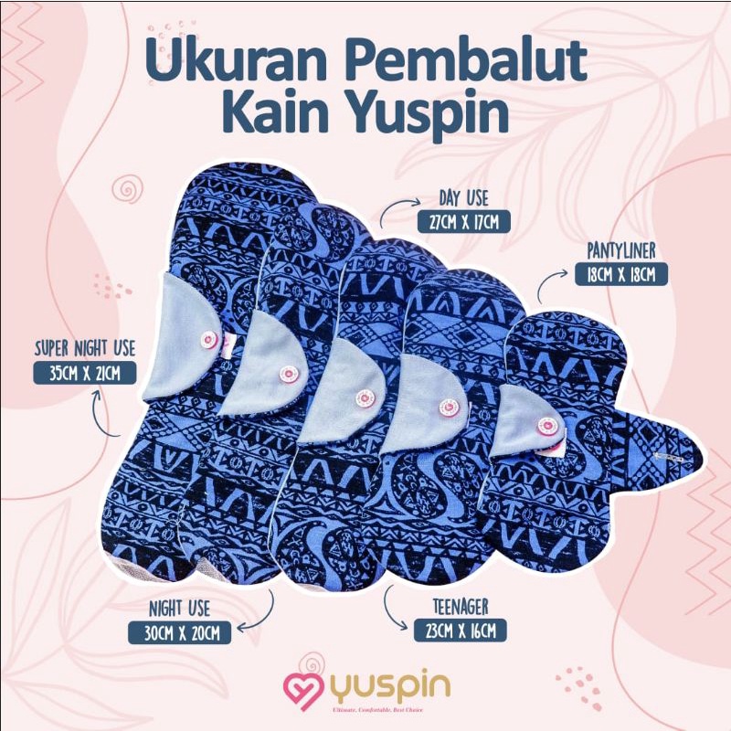 pembalut kain yuspin/ pembalut kain cuci