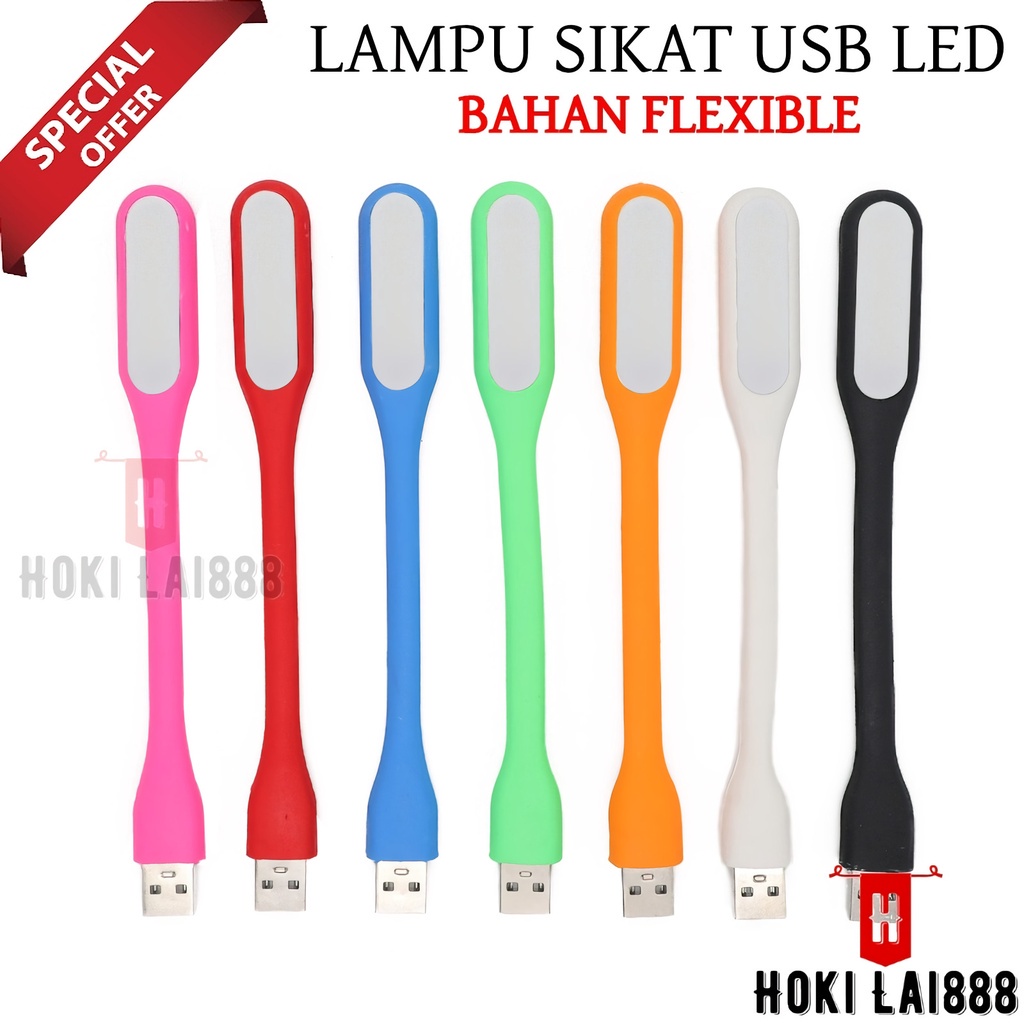 [HKL]  LAMPU USB LED FLEKSIBLE PORTABLE LED SENTER MODEL SIKAT GIGI / LAMPU BELAJAR / LAMPU STICK LED