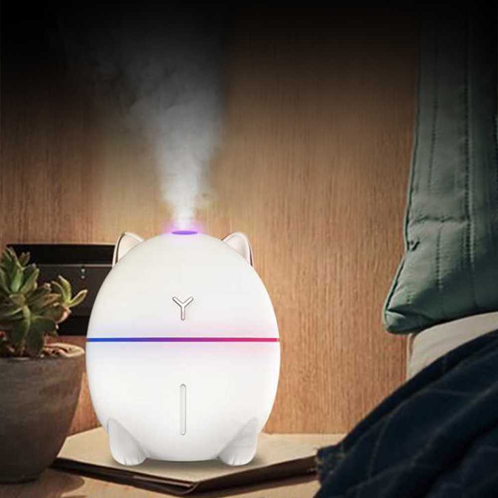 Dudu Cat Air Humidifier Ultrasonic Night Light 200ml - DDM-1