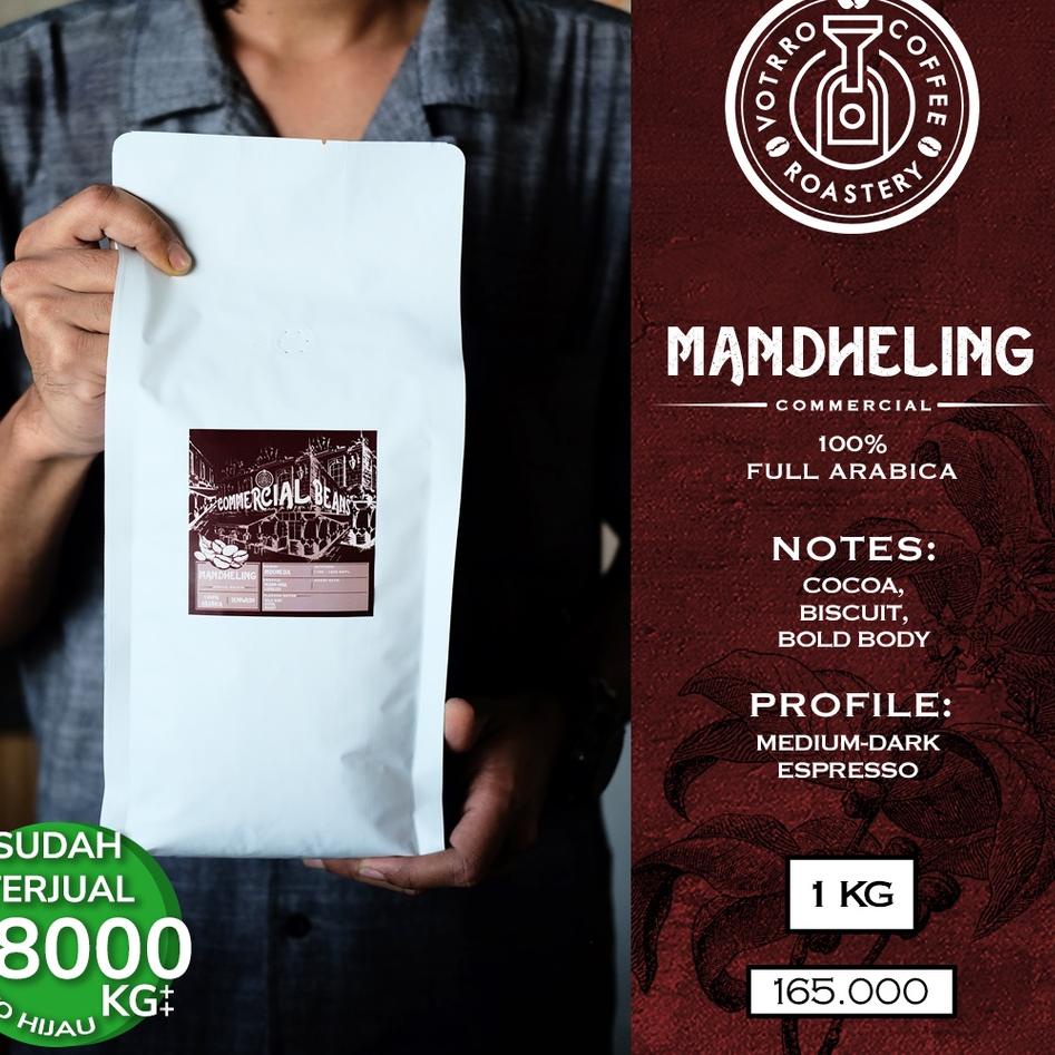 

id3j3Ix Kopi Arabika Mandheling 100% Full Arabica For Espresso Roasted Beans Commercial - MURAH 1 Kg