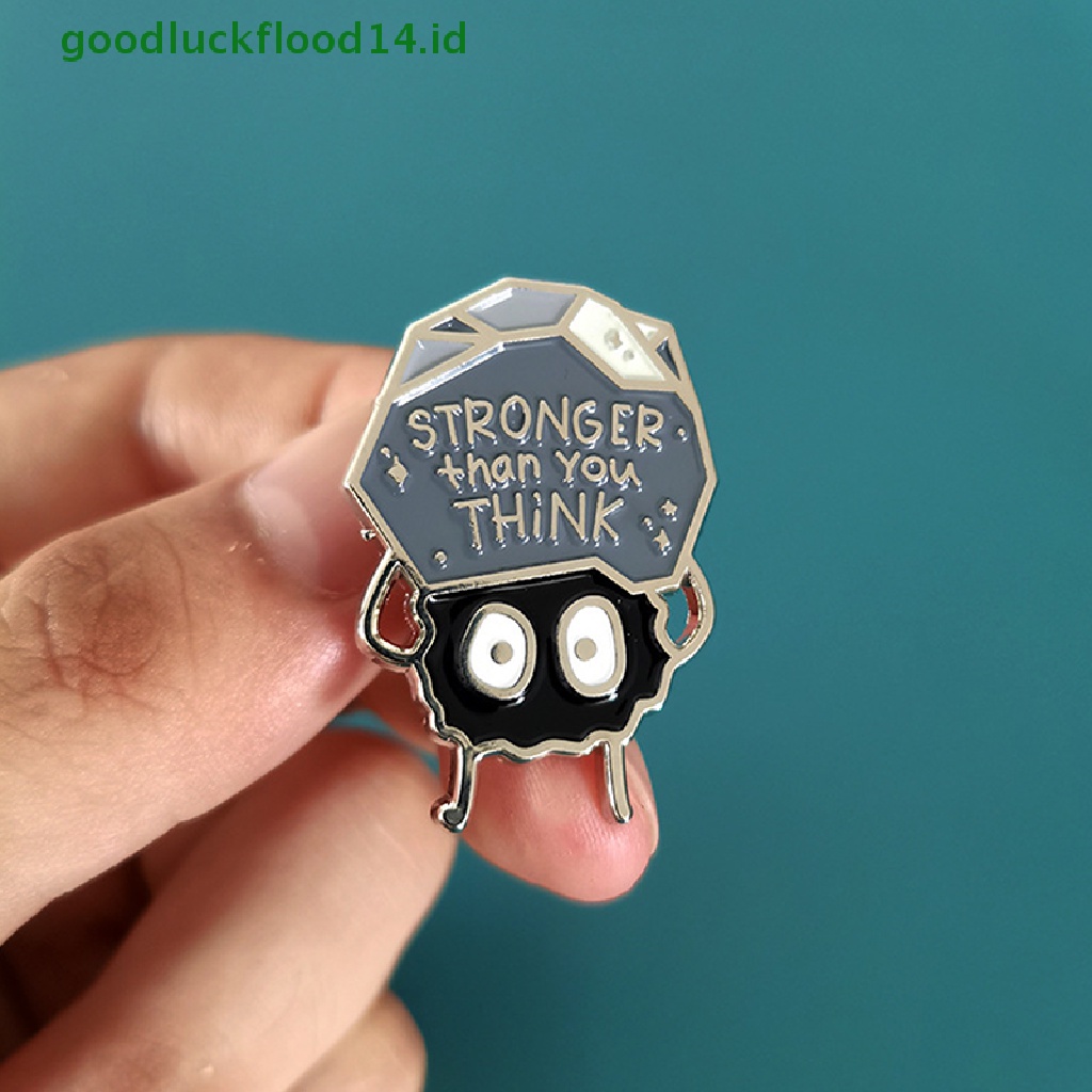 [GOOGFOUR] Lebih Kuat Jeplak Sprite Enamel Pin Kerah Lapel Pin Bros Aksesoris Perhiasan [TOP]