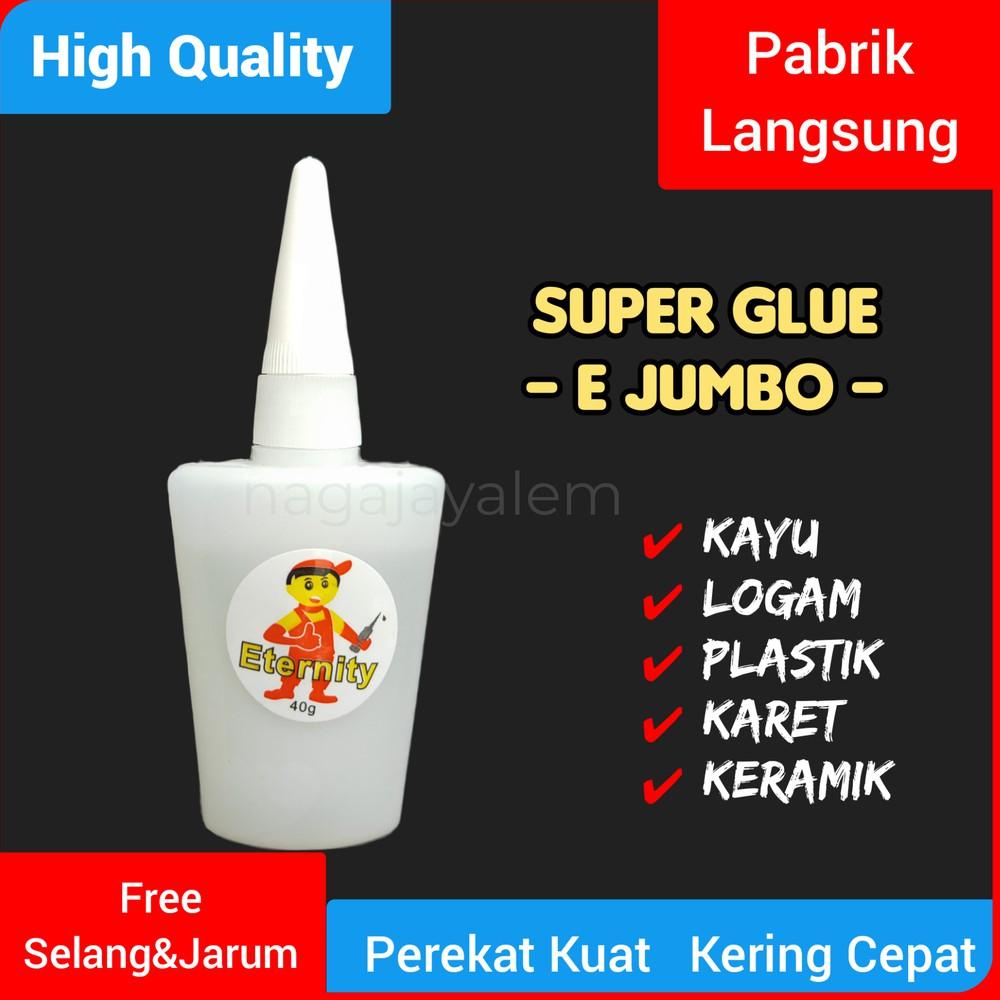 

(30pcs/1.3kg) Lem Eternity Jumbo/Lem Tetes/Lem Serbaguna/Lem Korea E/Lem Setan/Super Glue/Lem Cair ACMHZ6580