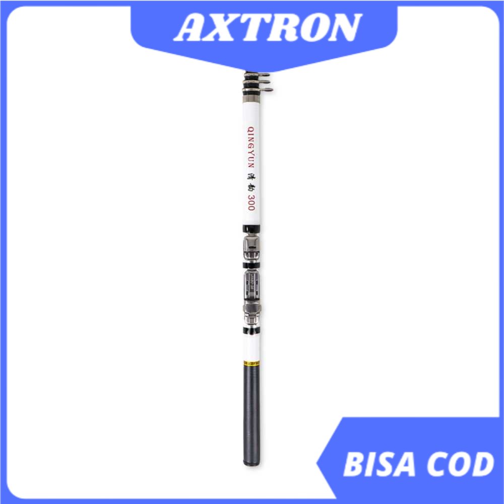 QINGYUN Joran Pancing Portable Telescopic Fishing Rod 3M / Joran Pancing 3M / Joran Pancing Telescop
