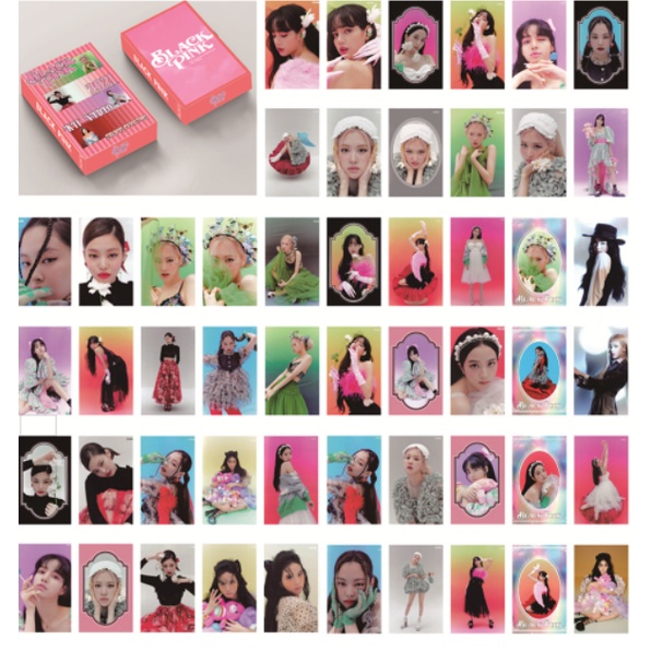 54pcs/set Kpop HD Postcard Lomo Cards butter black pink Album Photocards  Jisoo Jennie Rose Lisa Blink BP