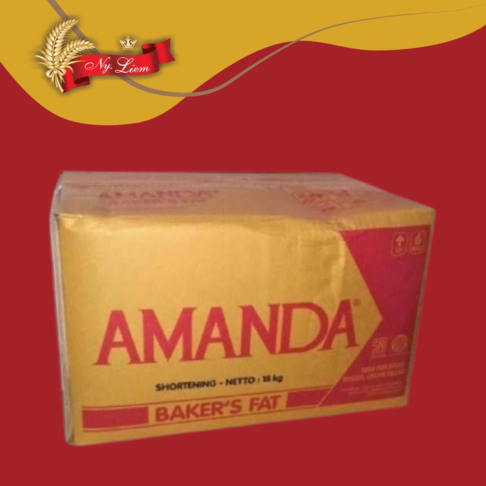 

AMANDA Baker's Fat / Mentega Putih / Shortening 1kg #R