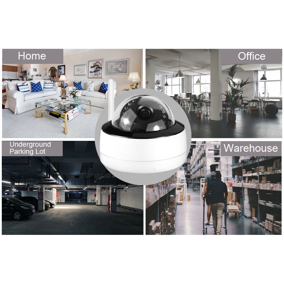 IP Camera / IPCAM Dome ICSEE 3MP Vandalproof, Wifi, Mmc, Mic. Onvif