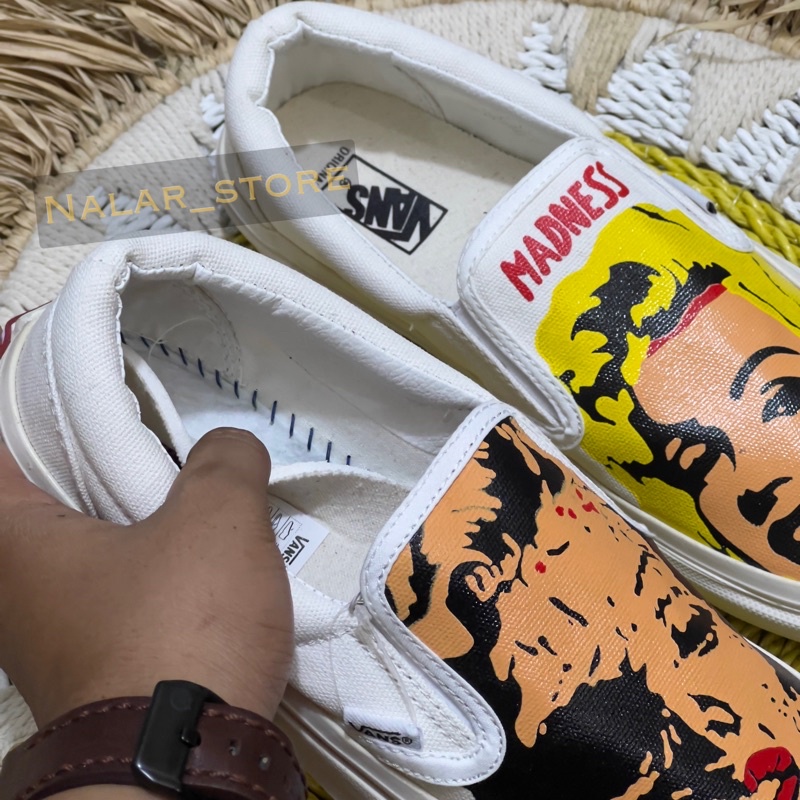 Sepatu Vans Slip On Fish Tuna Unisex Kualitas Premium BNIB