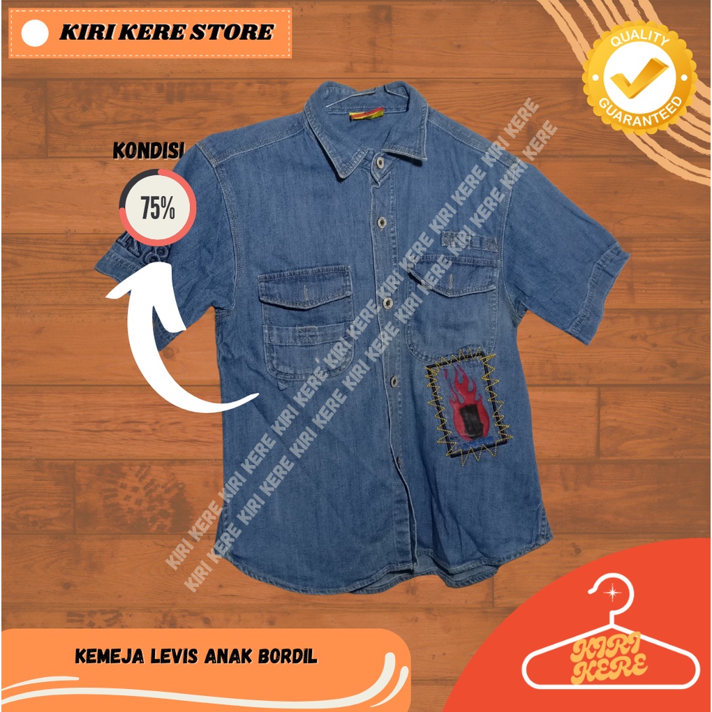 cardinal kemeja levis anak preloved