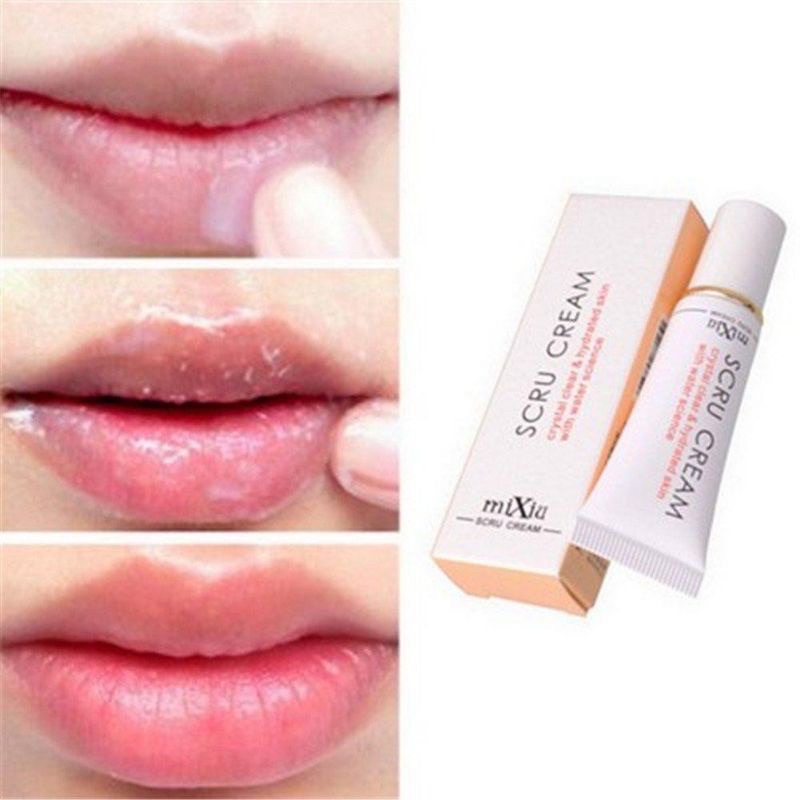 {Bisa kirim instant COD Medan Termurah}MIXUE SCRU CREAM LIP SCRUB PELEMBAB BIBIR SCRUB BIBIR