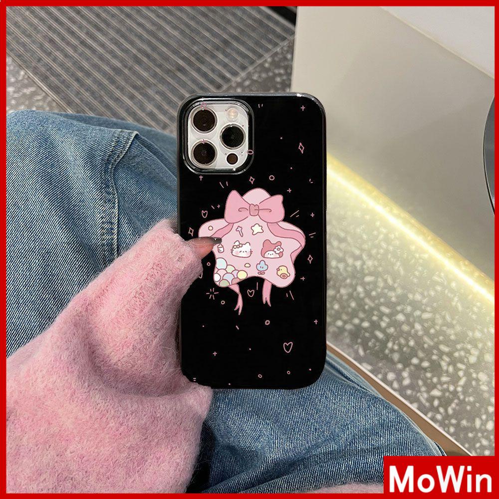 For iPhone 14 Pro max iPhone Case Black Soft Case TPU Candy Case Shockproof Big Hole Protection Camera Cute Cartoon Compatible For iPhone 13 Pro max 12 Pro Max 11 xr xs 7Plus 7 8