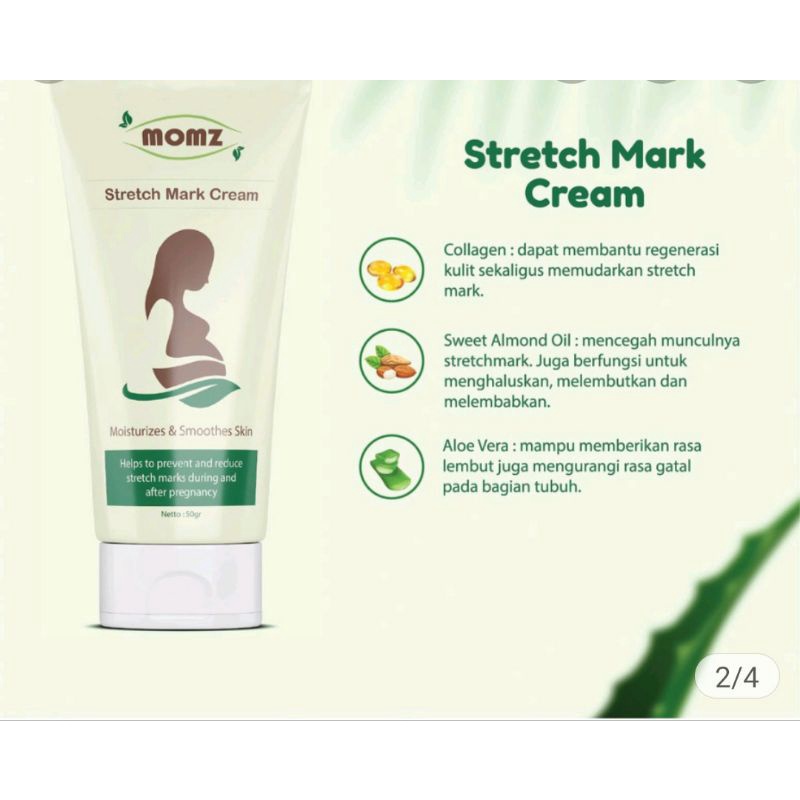 Stretch Mark Cream Pelembab Kulit Atasi Selulit by Momz