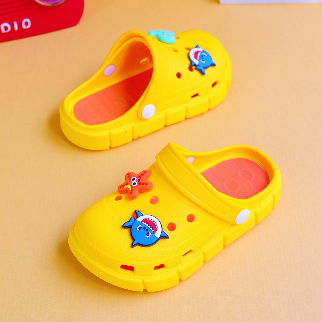 Okaybaby B259 Sendal Sandal Slop Import Karakter Anak Laki-laki Perempuan