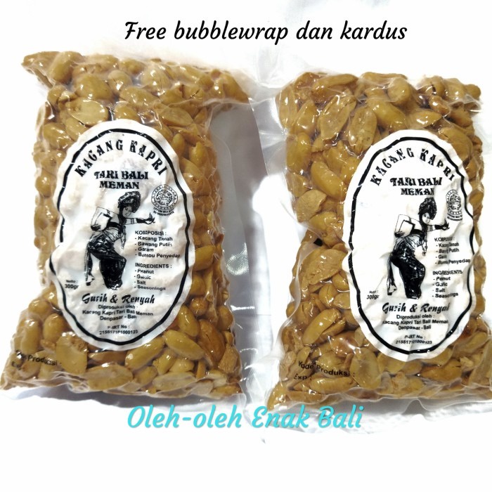 

Paket 2 Kacang Tari Bali Meman